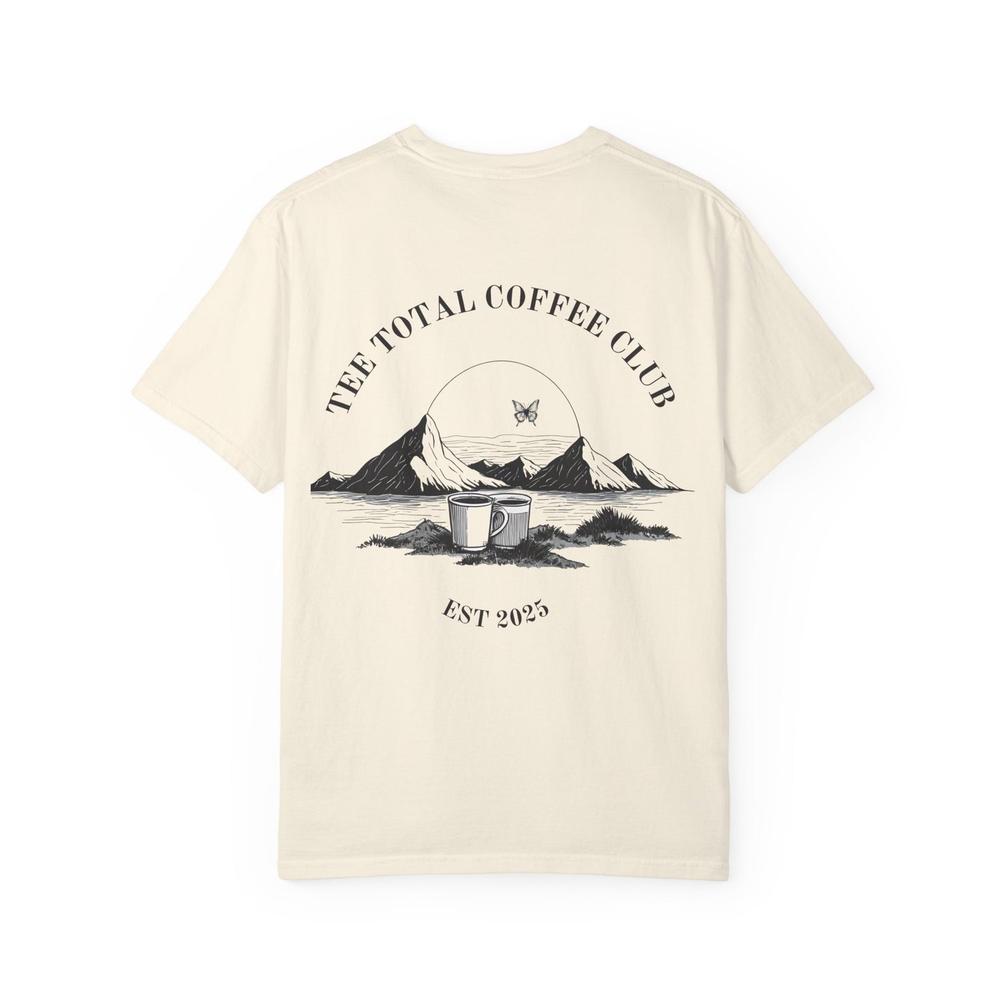 Butterfly Logo COFFEE CLUB Unisex Tee Shirt