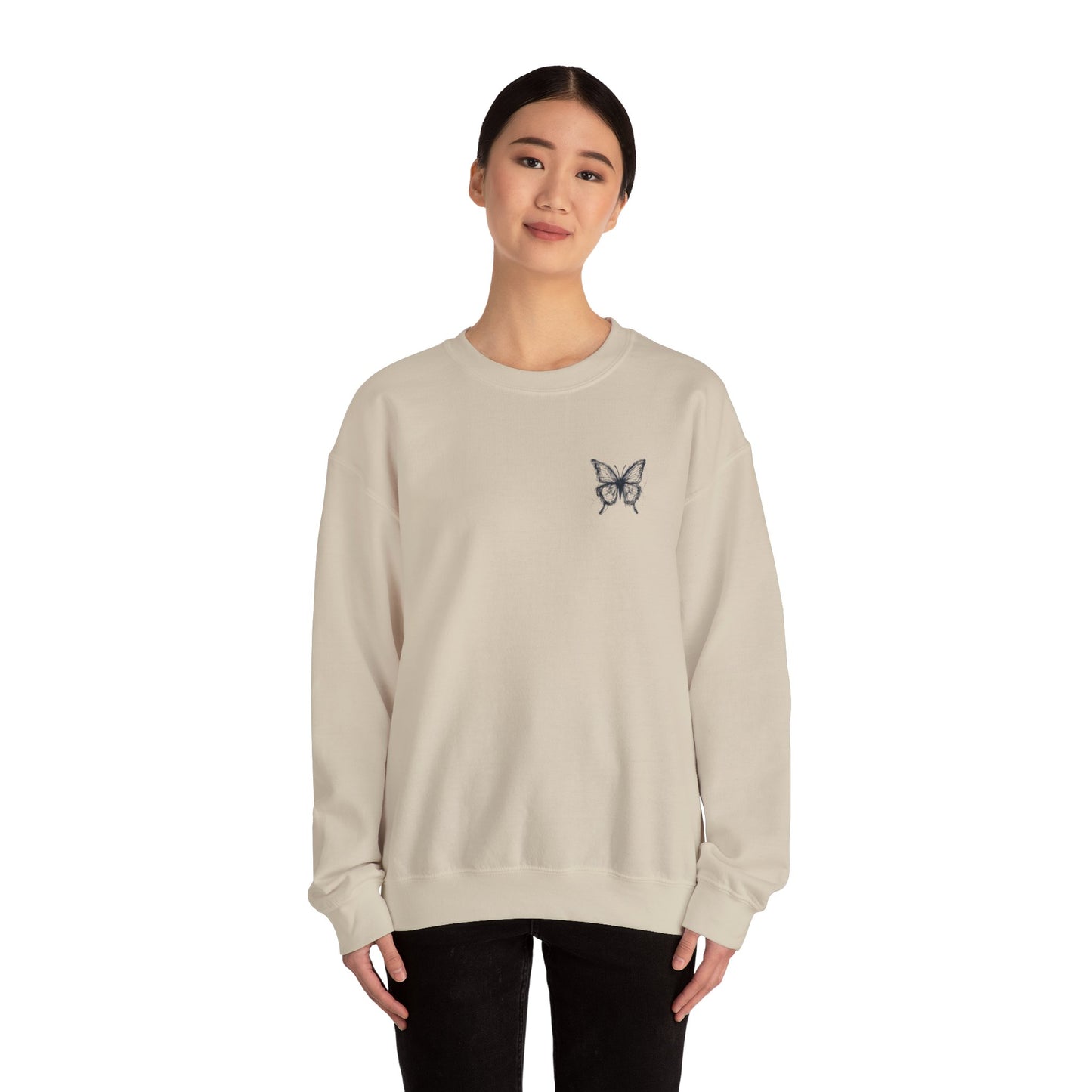 BUTTERFLY LOGO COFFEE CLUB ALL COLOURWAYS Copy of Unisex Heavy Blend™ Crewneck Sweatshirt