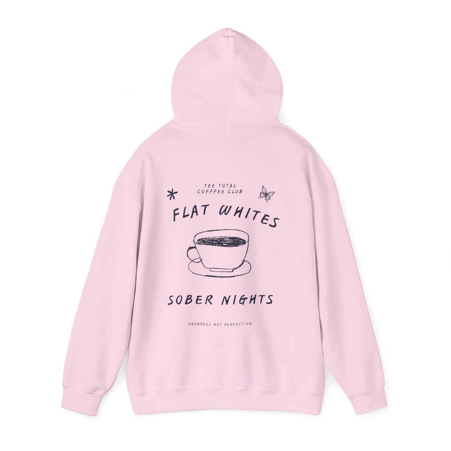 BUTTERFLY LOGO COFFEE CLUB Unisex Heavy Blend™ Hooded Sweatshirt - Casual Comfort