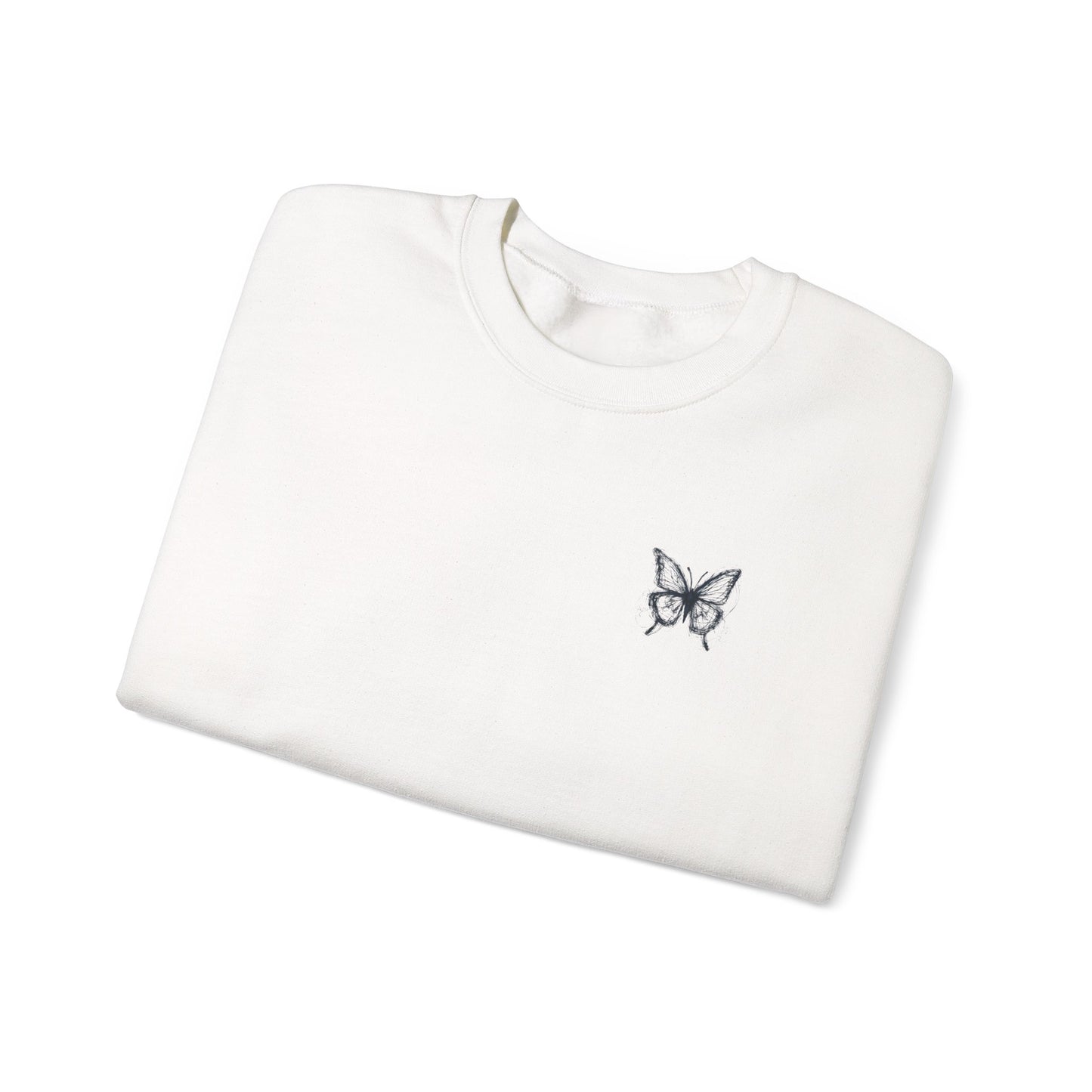 BUTTERFLY LOGO LOGO RUNNING CLUB ALL COLOURWAYS of Unisex Heavy Blend™ Crewneck Sweatshirt