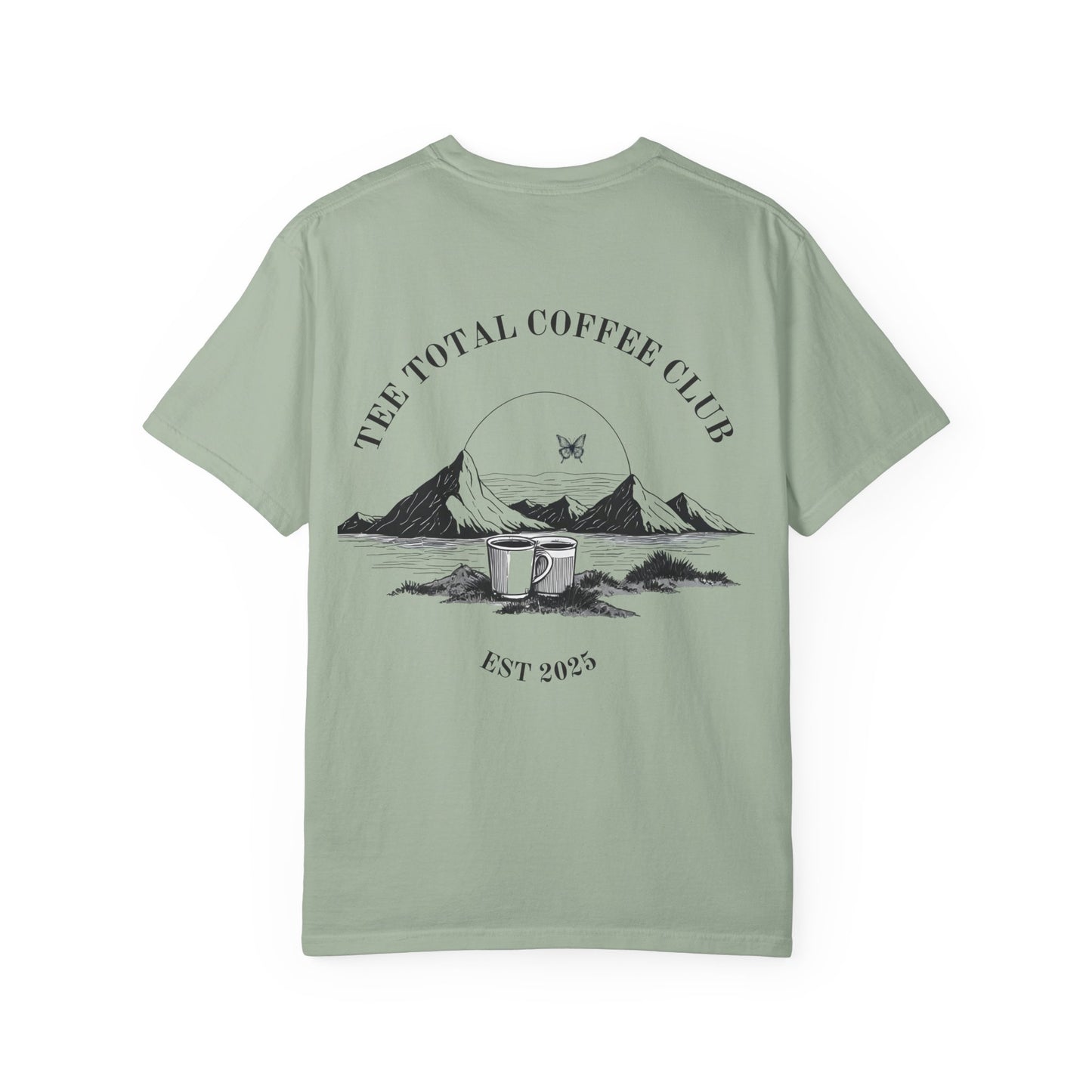 Butterfly Logo COFFEE CLUB Unisex Tee Shirt