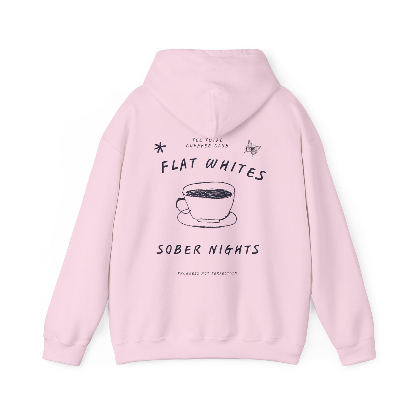 BUTTERFLY LOGO COFFEE CLUB Unisex Heavy Blend™ Hooded Sweatshirt - Casual Comfort