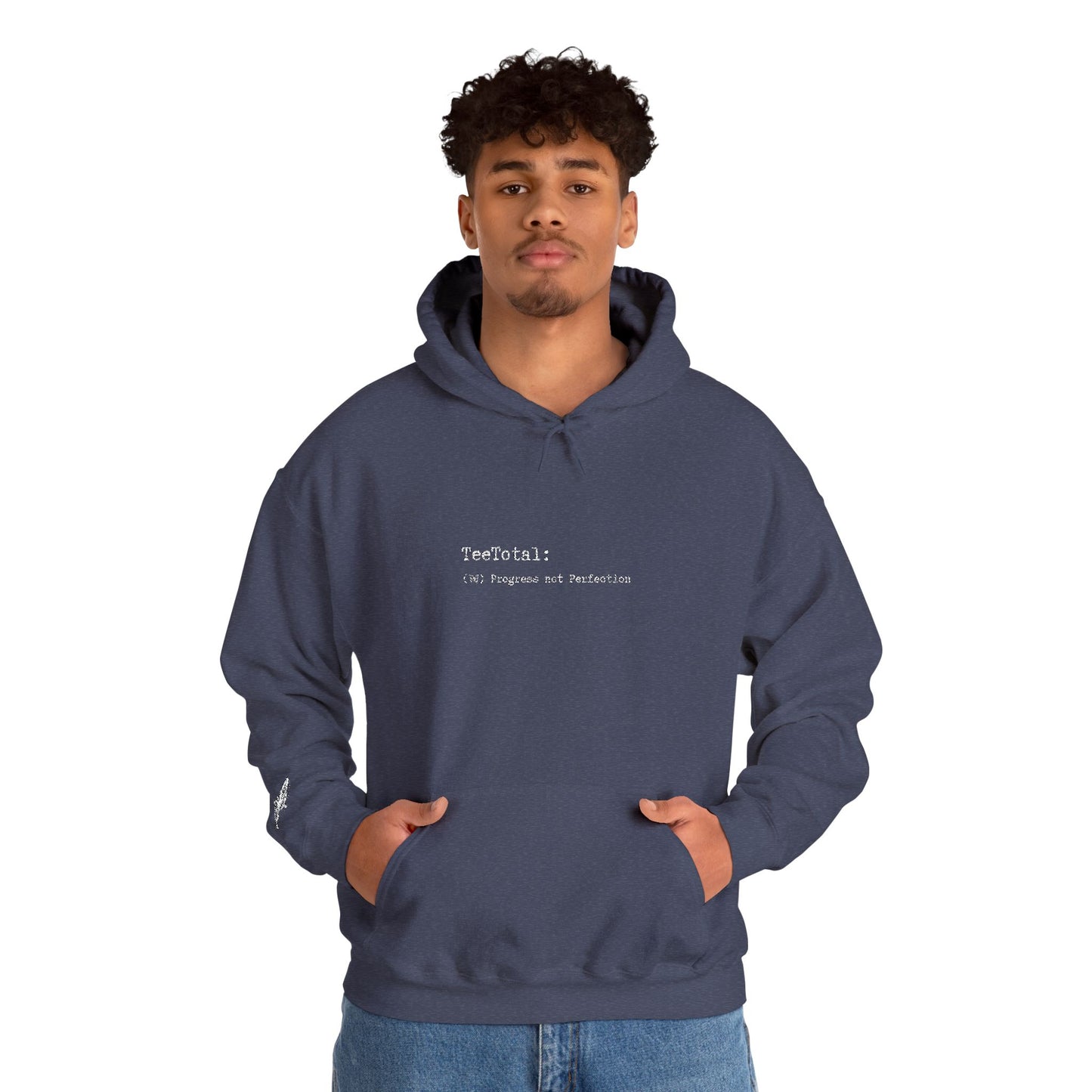 TEETOTAL EMBROIDERED HOODIE Graphic Unisex Hoodie