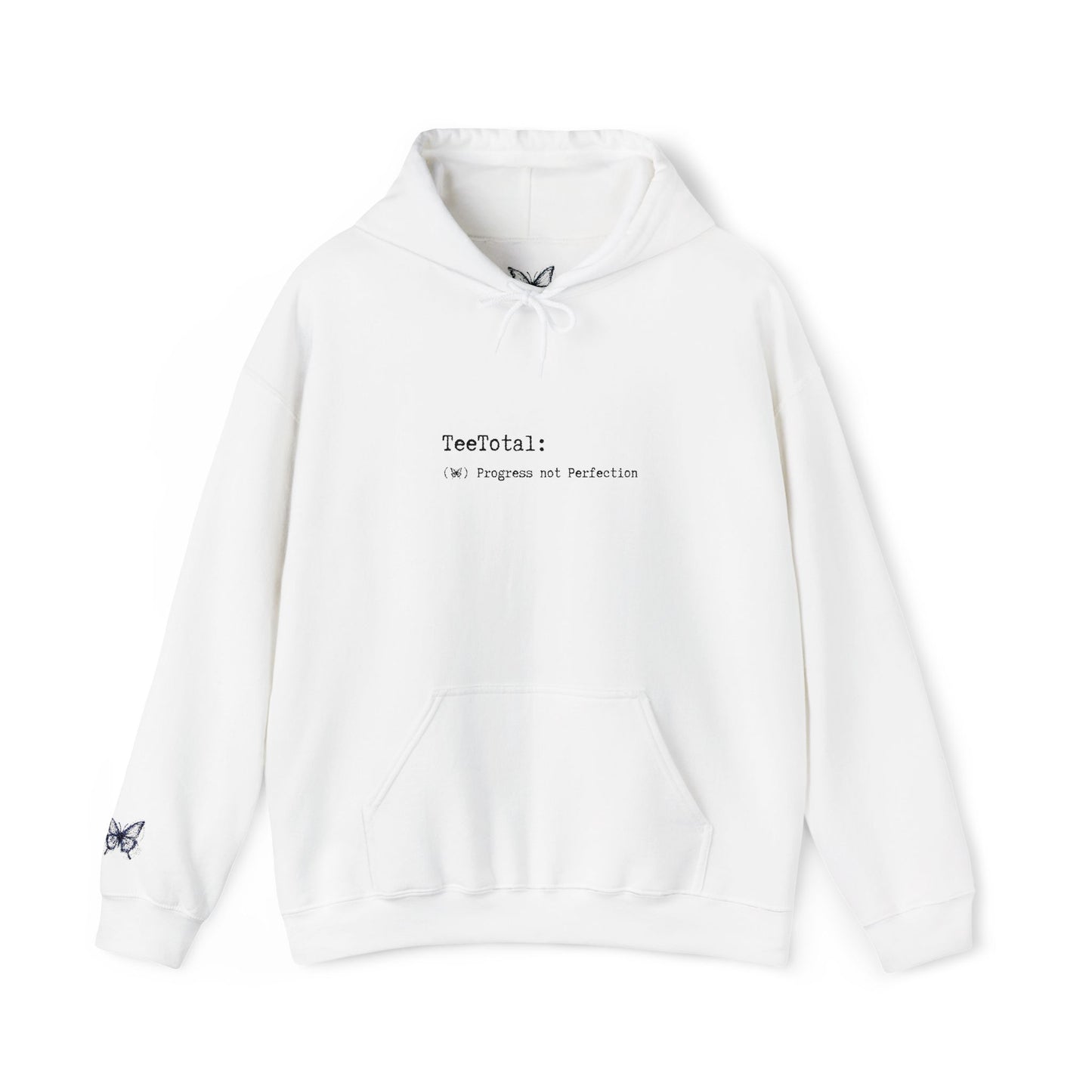 TEETOTAL EMBROIDERED HOODIE Graphic Unisex Hoodie - Cozy Sweatshirt for Nature Lovers, Perfect for Gifts, Casual Wear, Spring Celebrations, Holiday Comfort