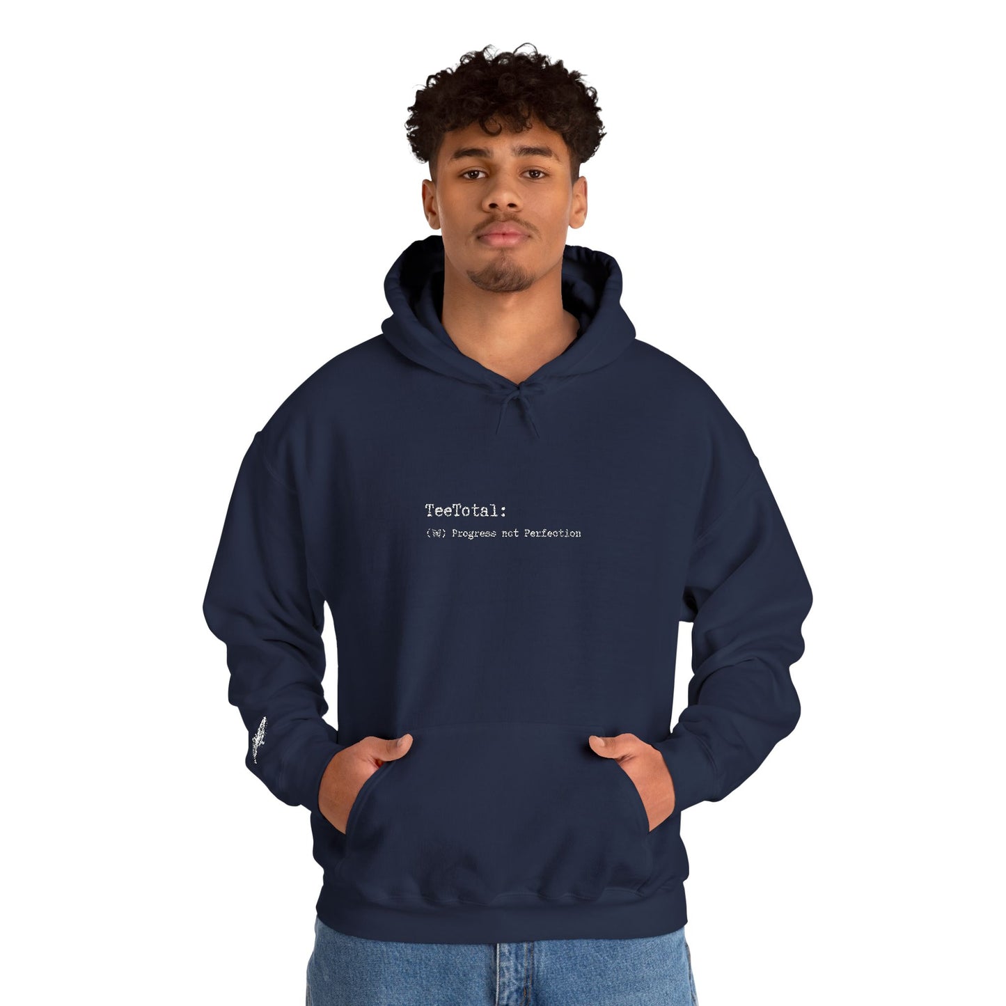 TEETOTAL EMBROIDERED HOODIE Graphic Unisex Hoodie