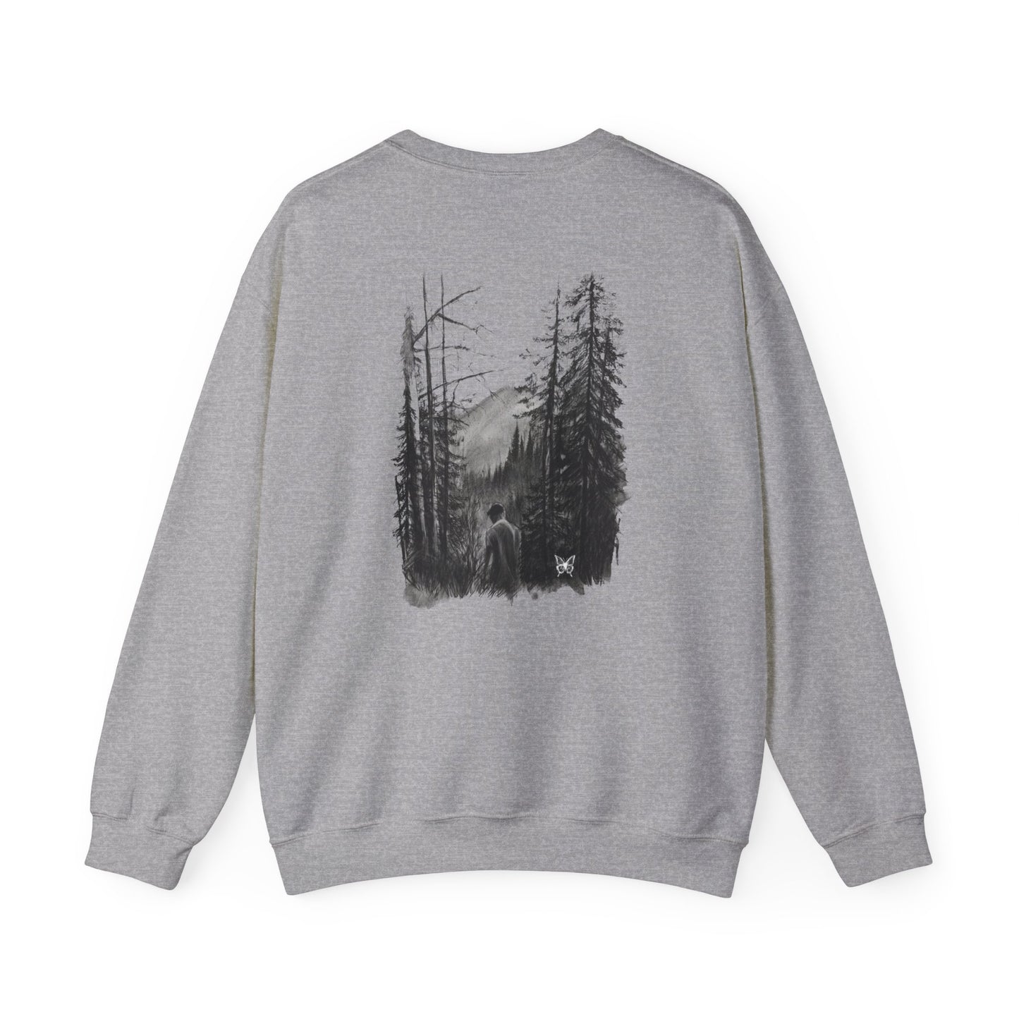 Tee Total Jumper - Forest Graphic - Unisex Heavy Blend™ Crewneck Sweatshirt