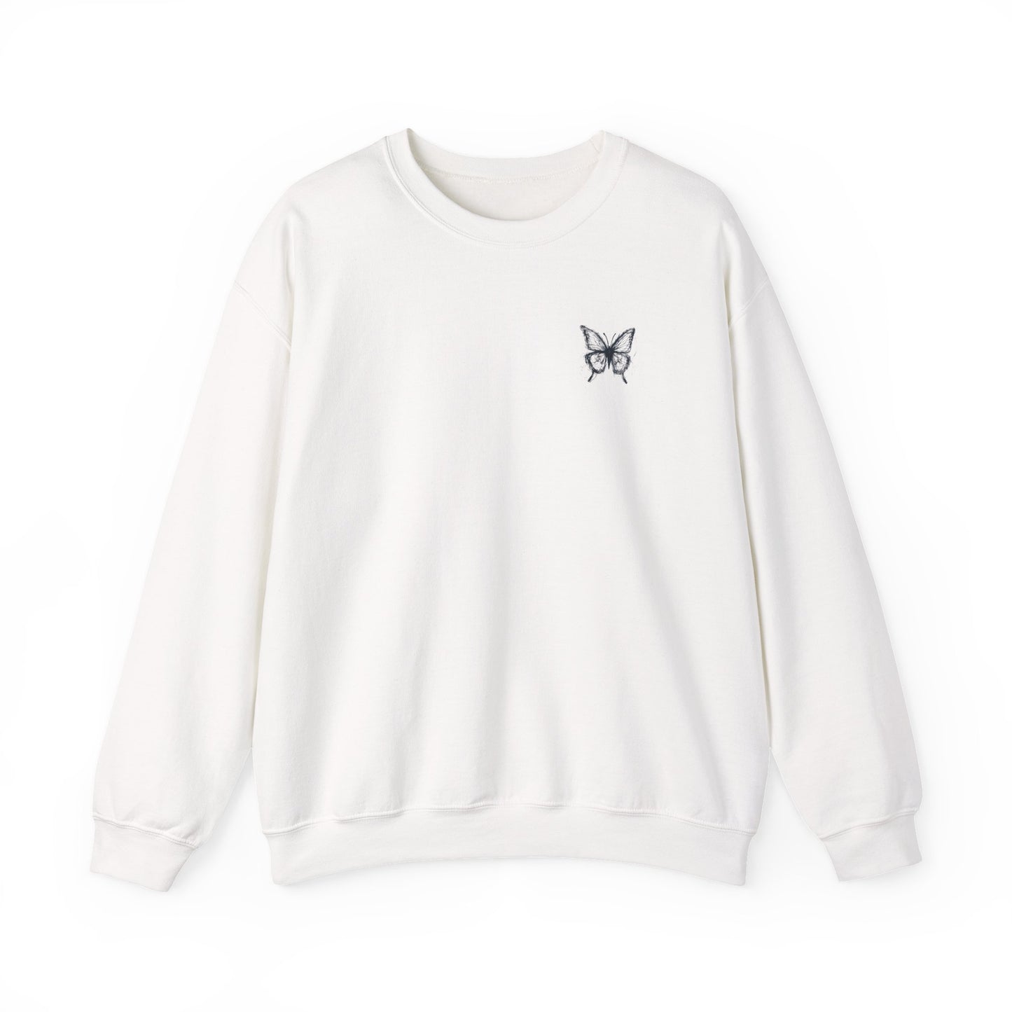 BUTTERFLY LOGO LOGO RUNNING CLUB ALL COLOURWAYS of Unisex Heavy Blend™ Crewneck Sweatshirt