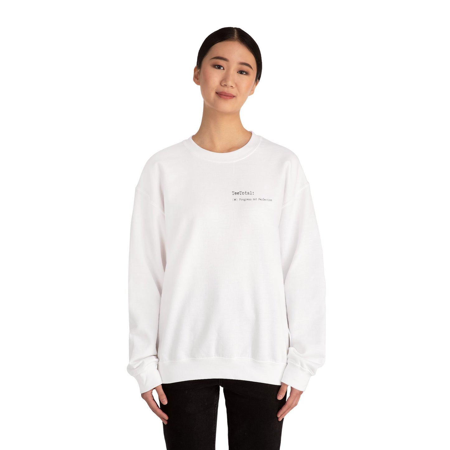 TEETOTAL LOGO COFFEE CLUB of Unisex Heavy Blend™ Crewneck Sweatshirt