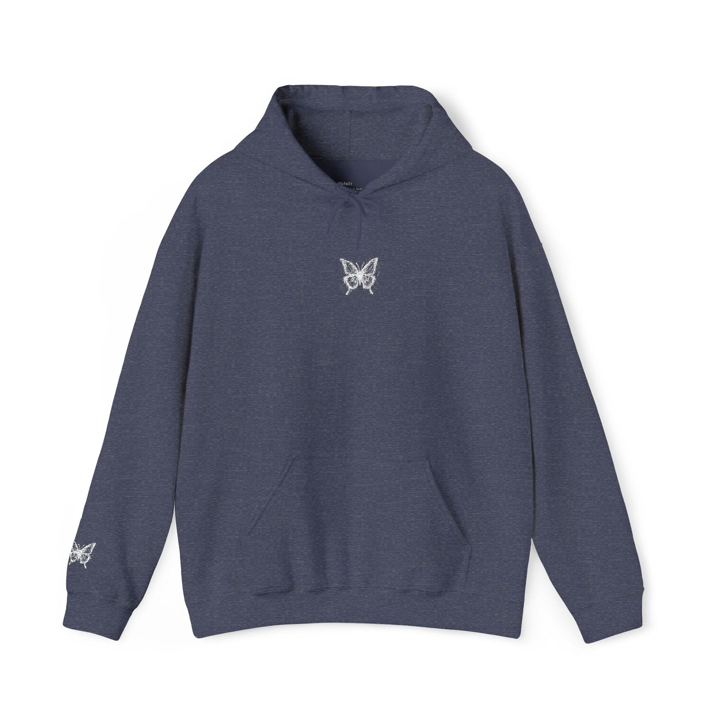 BUTTERFLY LOGO EMBROIDERED HOODIE  Graphic Unisex Hoodie - Cozy Sweatshirt
