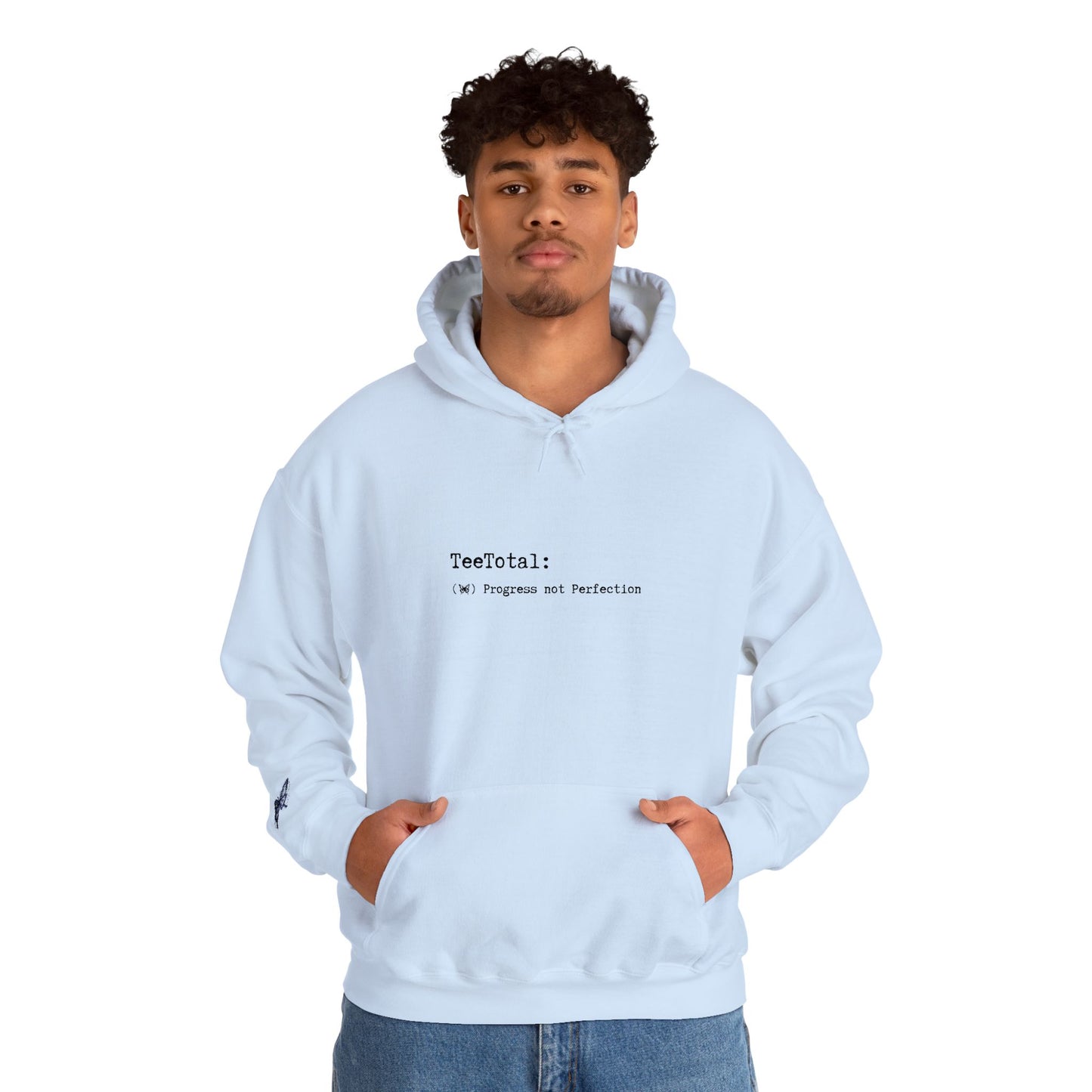 TEETOTAL EMBROIDERED HOODIE Graphic Unisex Hoodie - Cozy Sweatshirt for Nature Lovers, Perfect for Gifts, Casual Wear, Spring Celebrations, Holiday Comfort