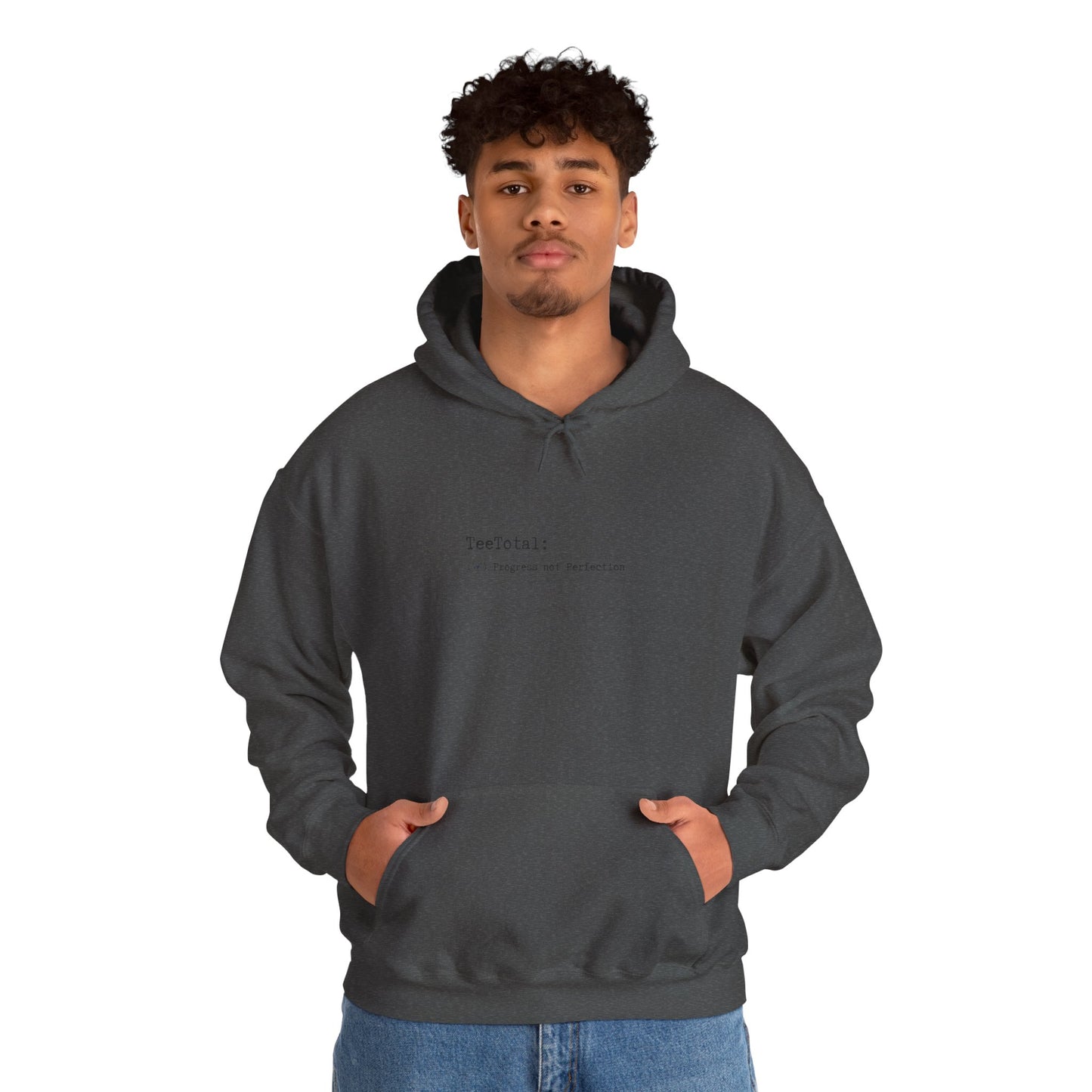 TEETOTAL LOGO COFFEE CLUB Unisex Heavy Blend™ Hooded Sweatshirt - Casual Comfort