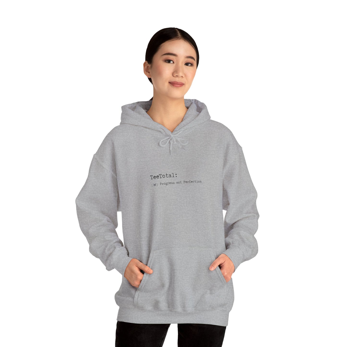 TEETOTAL LOGO COFFEE CLUB Unisex Heavy Blend™ Hooded Sweatshirt - Casual Comfort