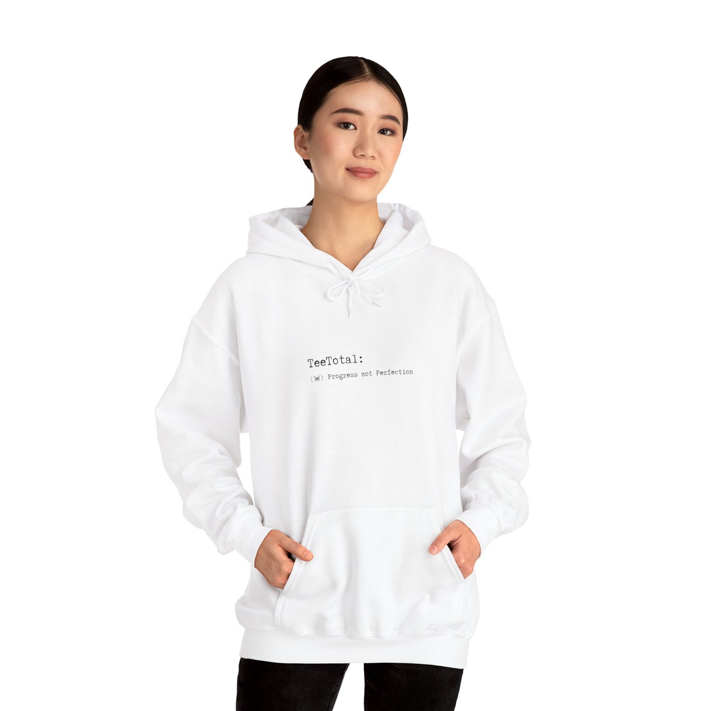 TEETOTAL LOGO COFFEE CLUB Unisex Heavy Blend™ Hooded Sweatshirt - Casual Comfort
