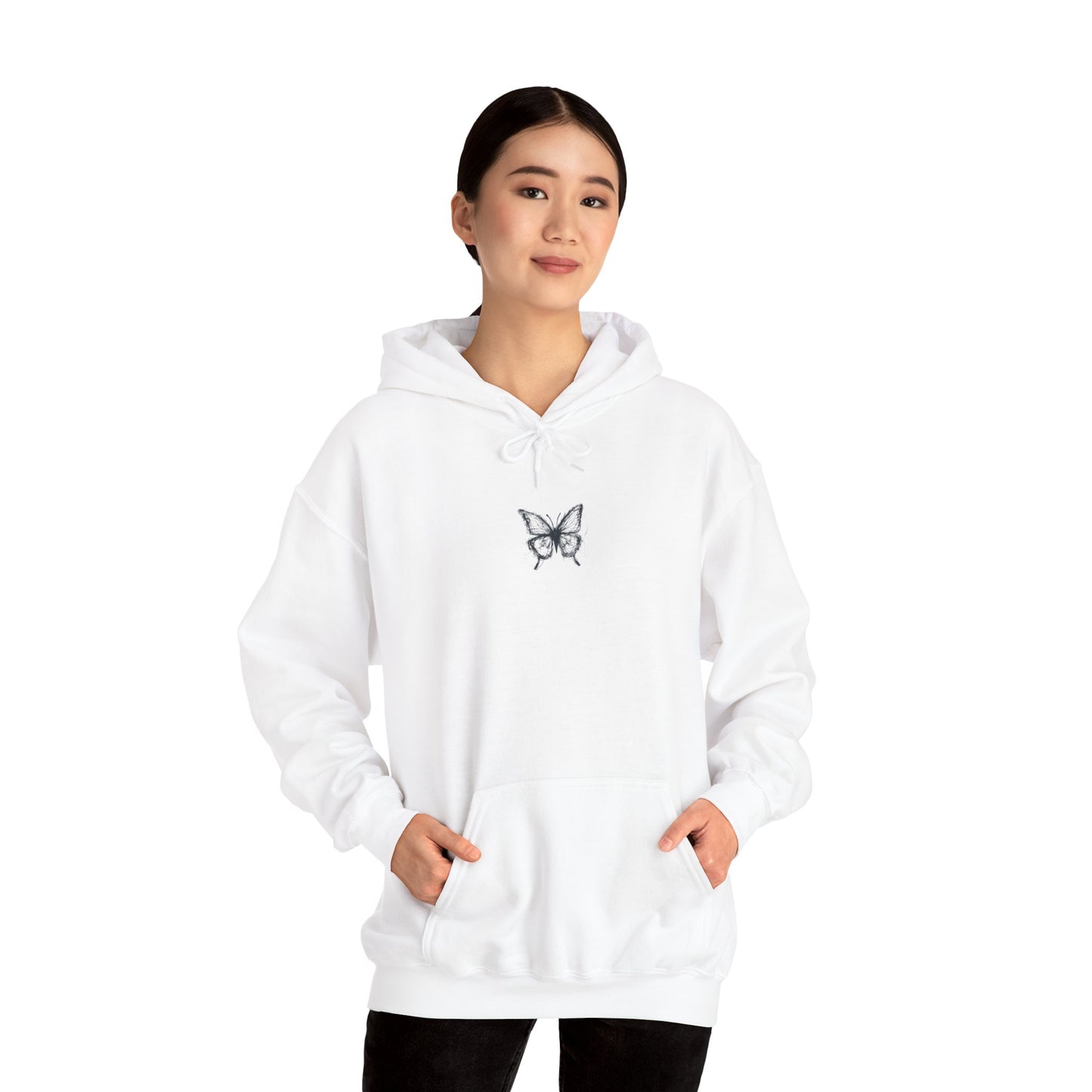 BUTTERFLY LOGO COFFEE CLUB Unisex Heavy Blend™ Hooded Sweatshirt - Casual Comfort