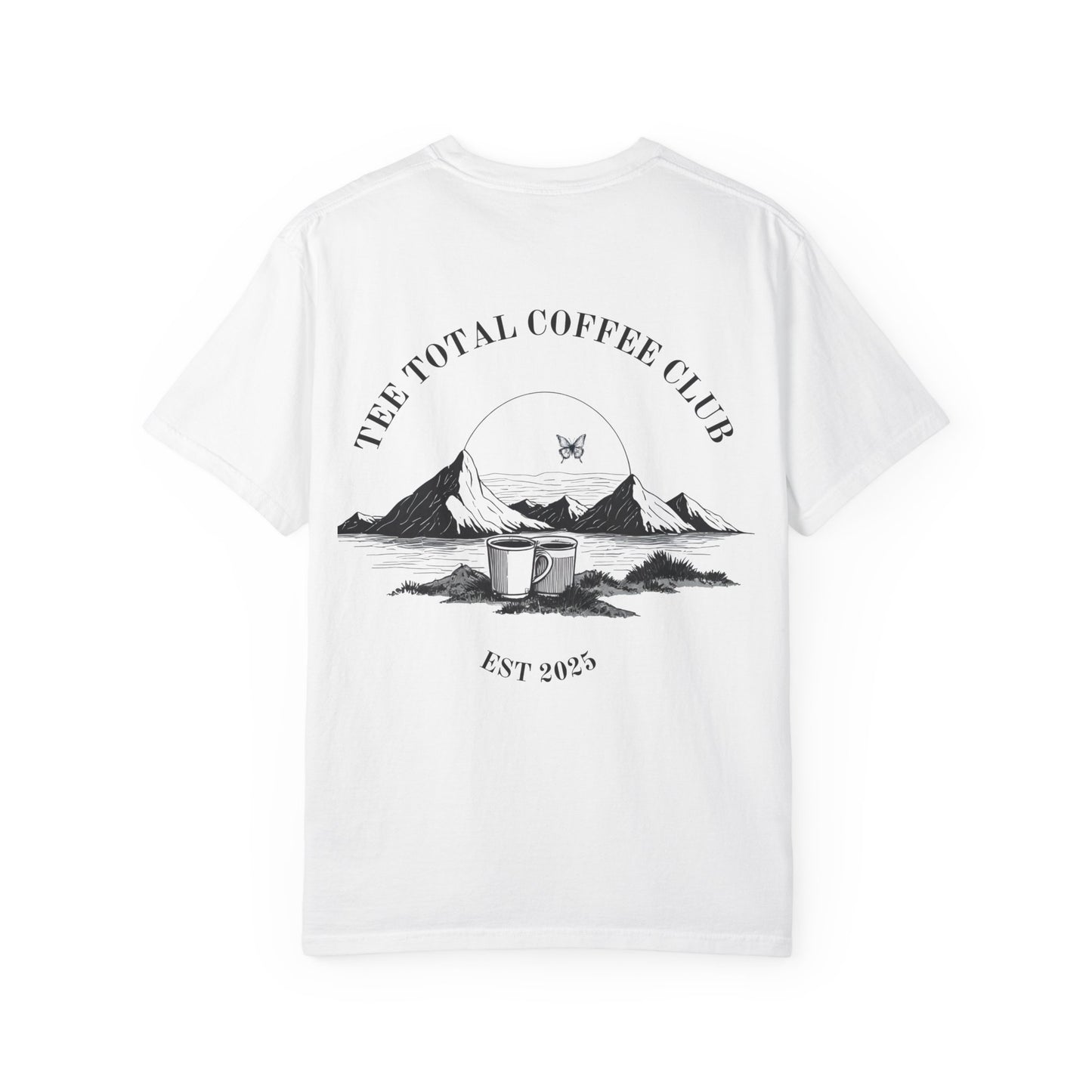 Butterfly Logo COFFEE CLUB Unisex Tee Shirt