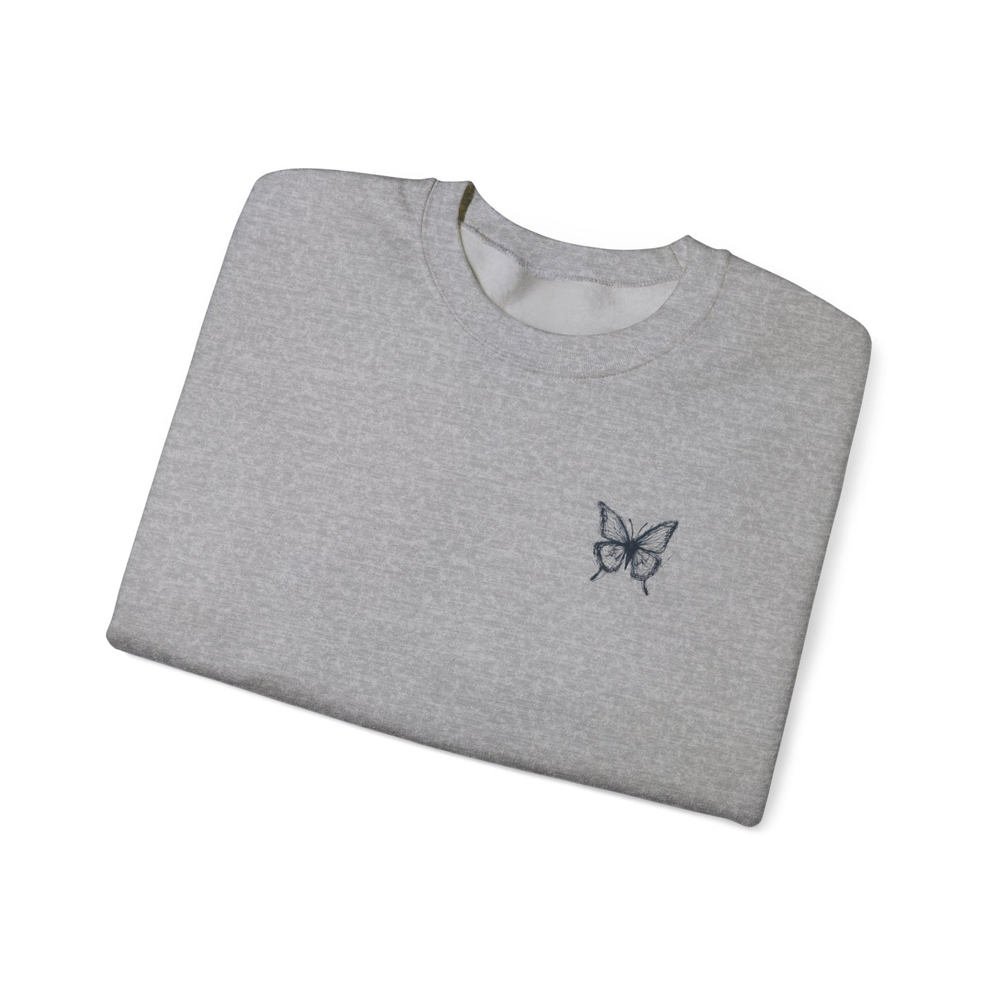 BUTTERFLY LOGO LOGO RUNNING CLUB ALL COLOURWAYS of Unisex Heavy Blend™ Crewneck Sweatshirt