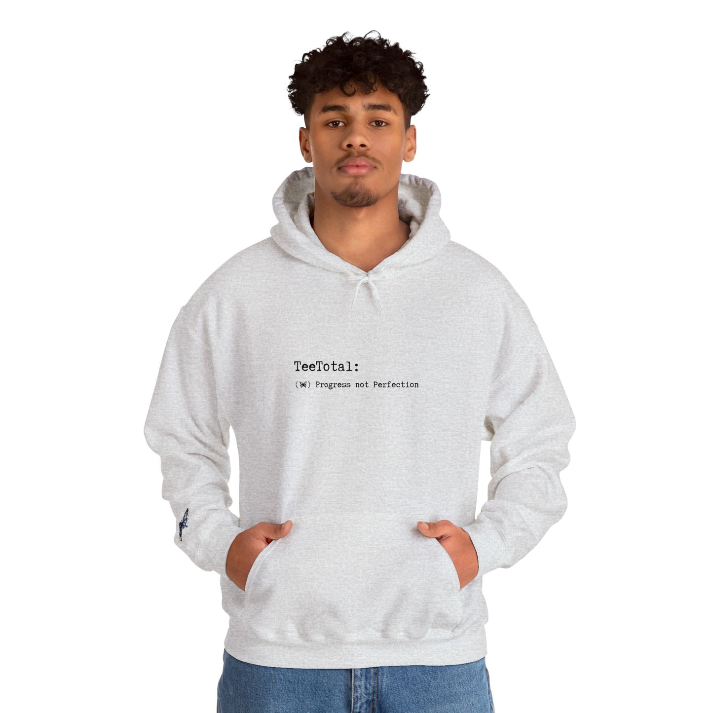 TEETOTAL EMBROIDERED HOODIE Graphic Unisex Hoodie - Cozy Sweatshirt for Nature Lovers, Perfect for Gifts, Casual Wear, Spring Celebrations, Holiday Comfort