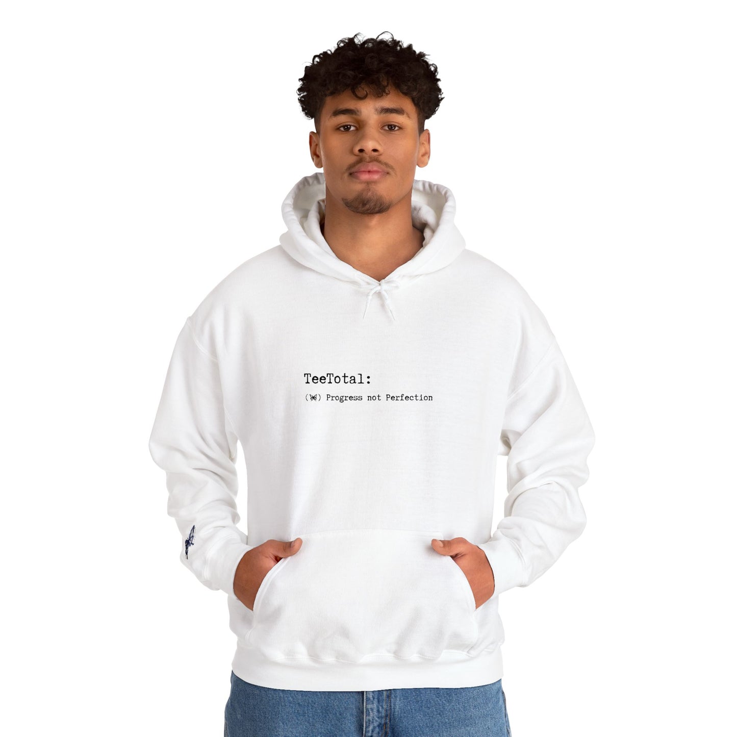 TEETOTAL EMBROIDERED HOODIE Graphic Unisex Hoodie - Cozy Sweatshirt for Nature Lovers, Perfect for Gifts, Casual Wear, Spring Celebrations, Holiday Comfort