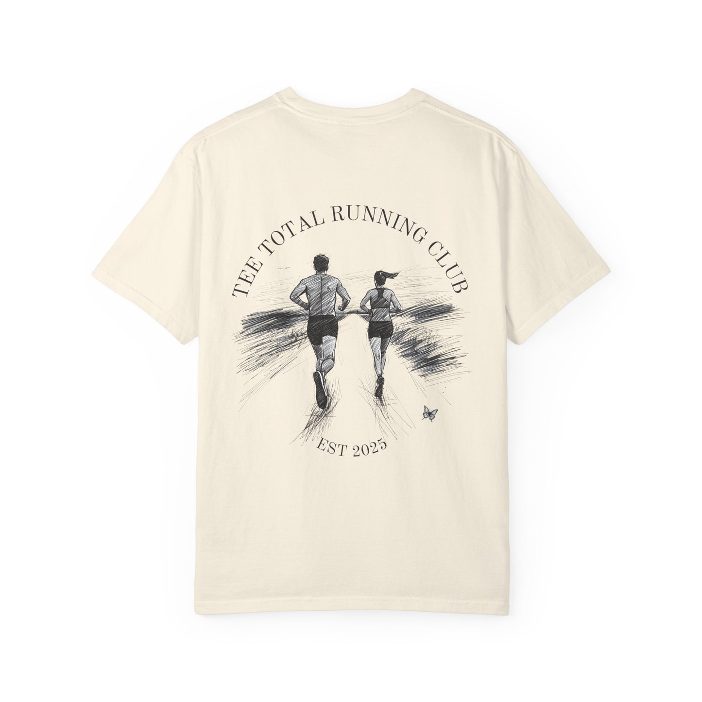 Butterfly Logo RUNNING CLUB Unisex Tee Shirt