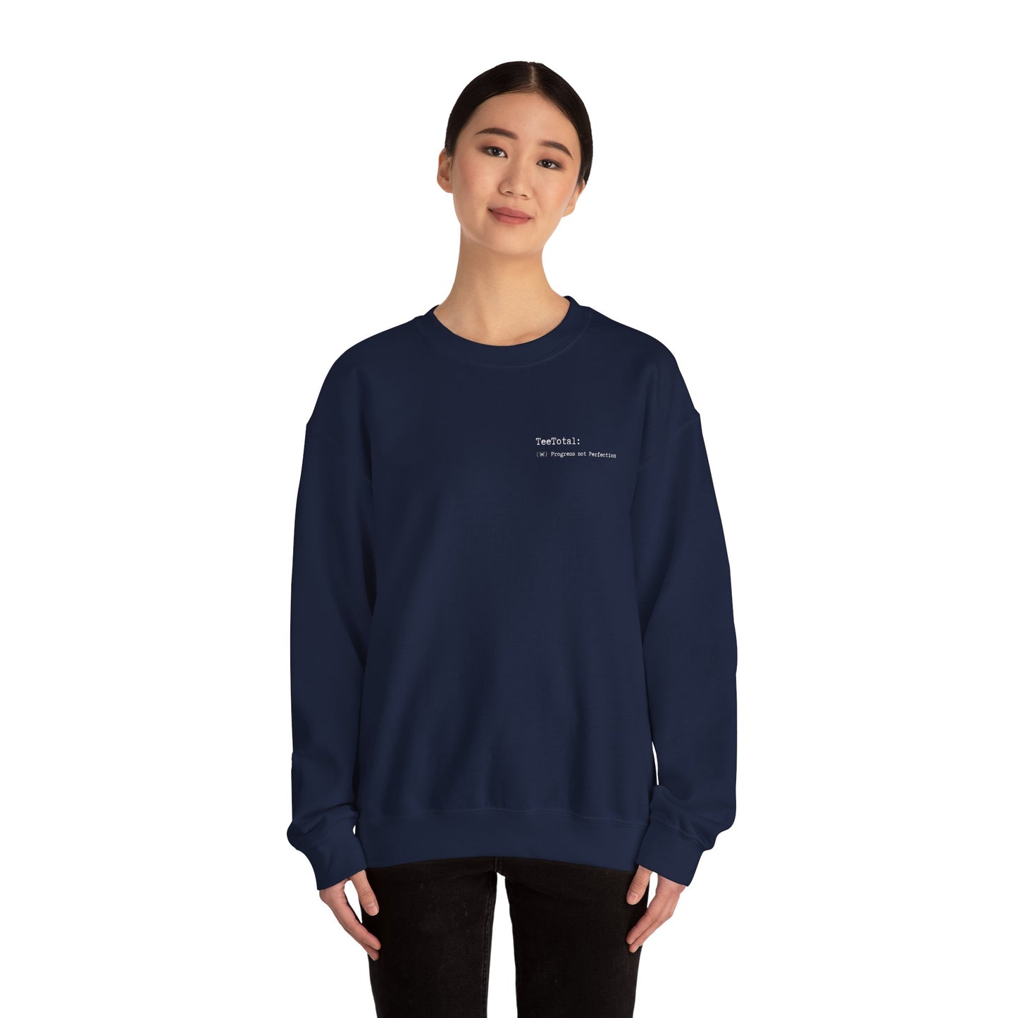 TEETOTAL LOGO COFFEE CLUB of Unisex Heavy Blend™ Crewneck Sweatshirt