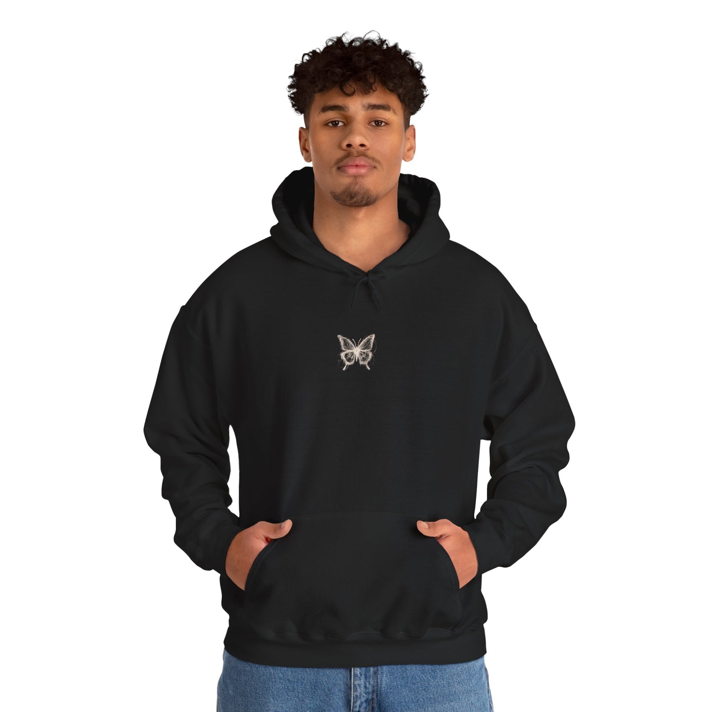 BUTTERFLY LOGO COFFEE CLUB Unisex Heavy Blend™ Hooded Sweatshirt - Casual Comfort